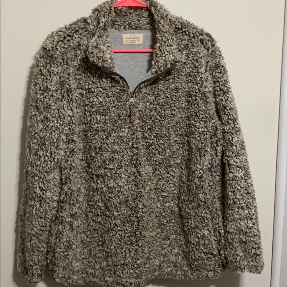 Brown and cream size large weatherproof Sherpa